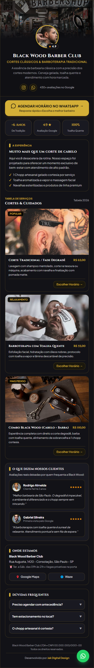 Minisites - Projeto 4