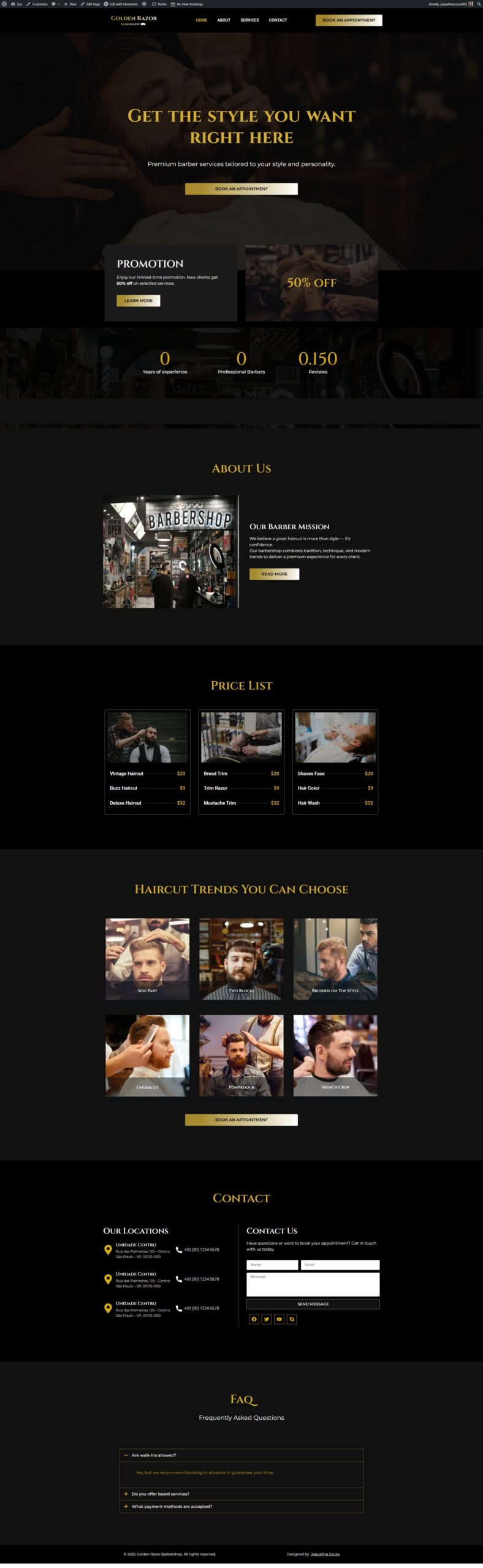 Sites  Landing Pages - Projeto 1