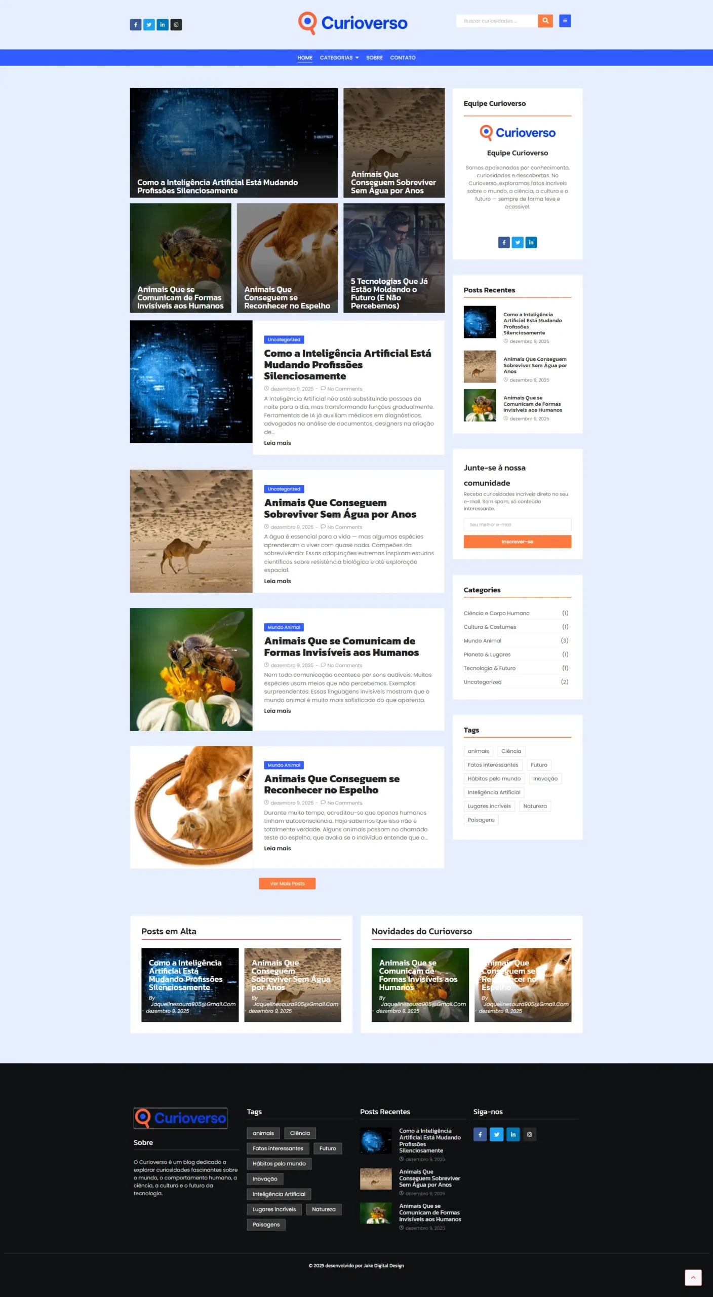 Sites  Landing Pages - Projeto 2